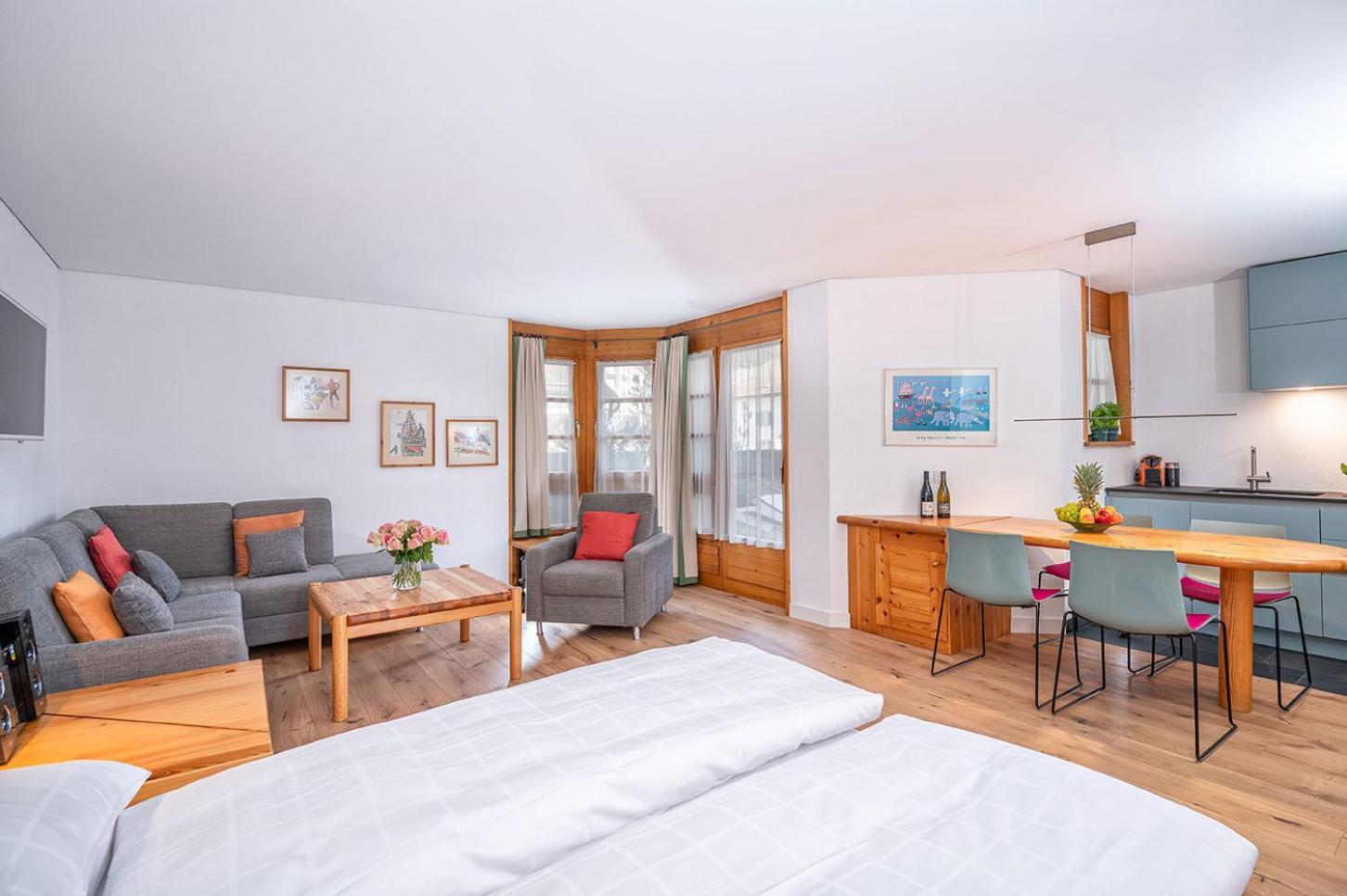 Schweizerhof Ferienwohnungen Lenzerheide 1 Chambre photo